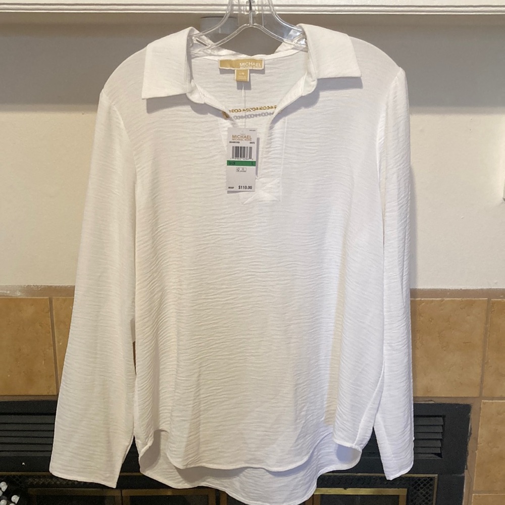 Michael Kors Women’s Dress Blouse (size L) NWT